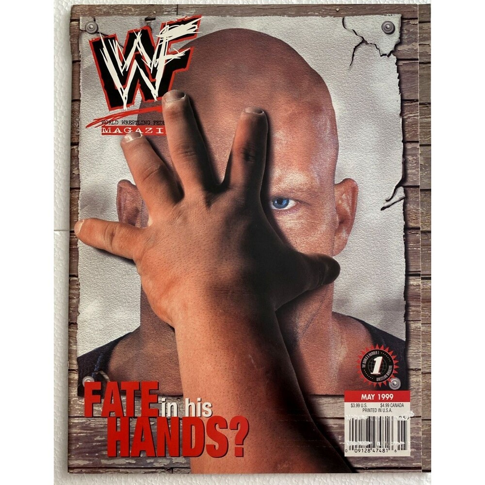 Vintage WWF Magazine May 1999 Stone Cold Steve Austin Big Show Attitude Era WWE